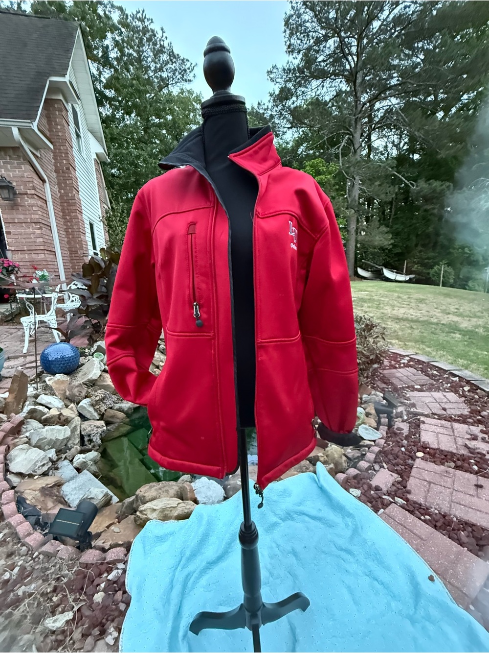 liberty Red Softshell Utility Jacket for Women